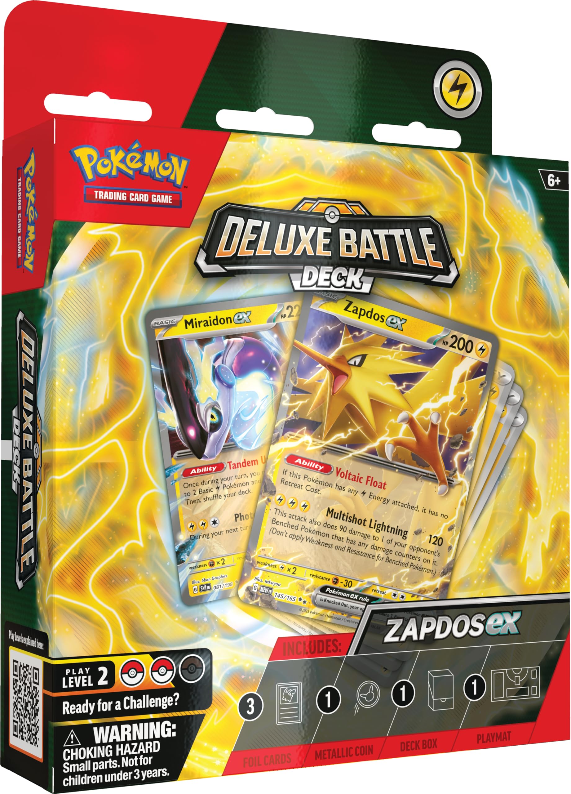 EX DELUXE BATTLE DECK - ZAPDOS EX-Kantocards