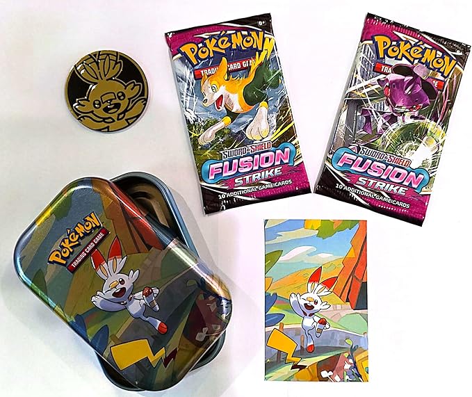 Galar Pals Mini Tins 5 Pack Bundle (10 sobres Fusion Strike)-Kantocards