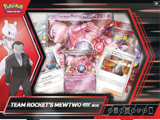 Team Rocket's Mewtwo ex Box - ESPAÑOL