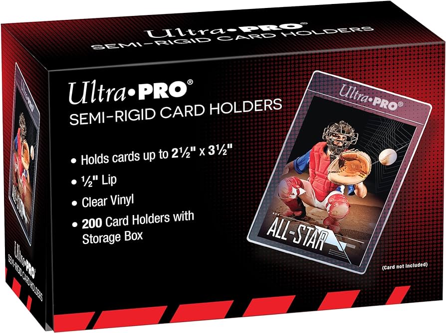Ultra pro semi-rigid card holders (200)