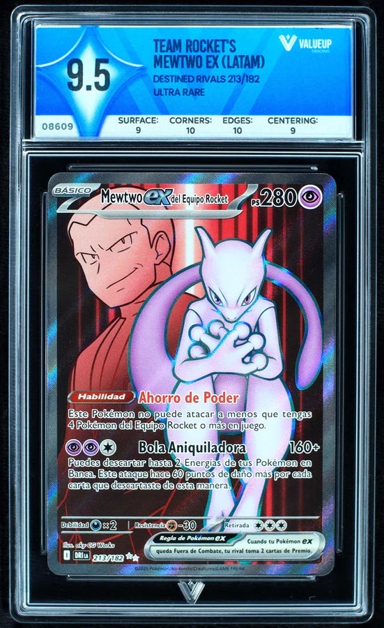 Team Rocket's Mewtwo ex (#08609) ValueUp (Subasta)