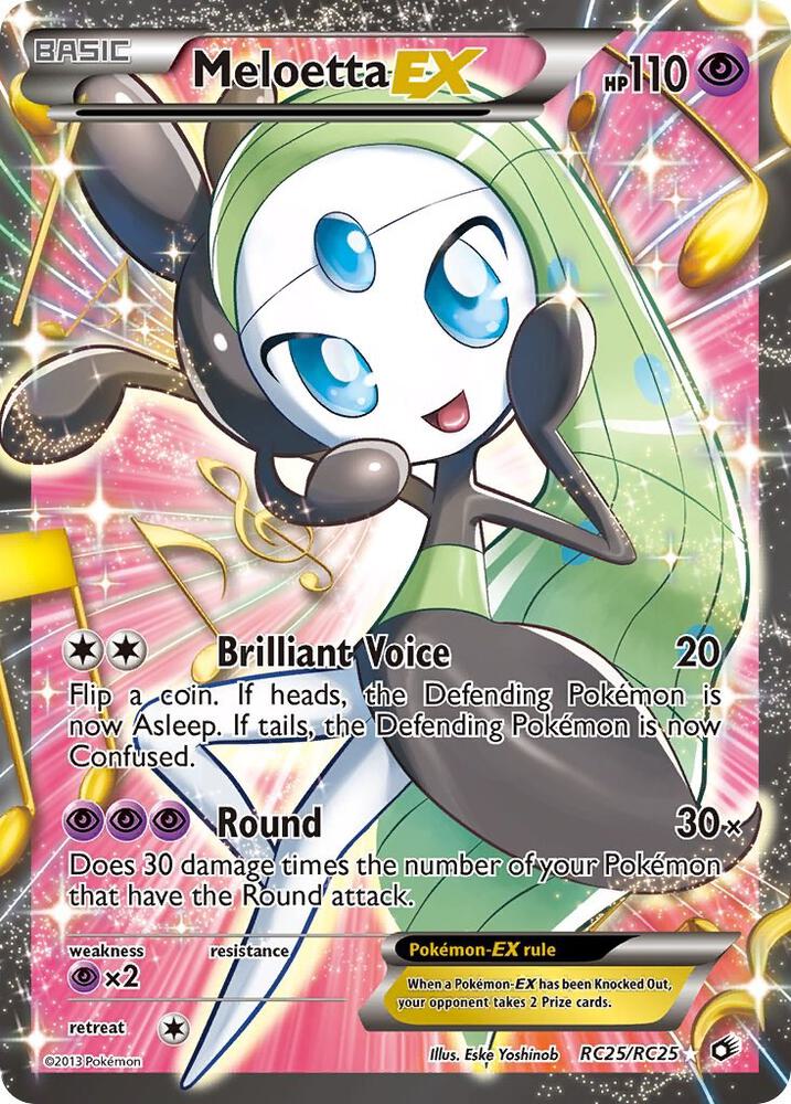 Meloetta EX RC25/RC25 -Lightly Played- (Subasta)