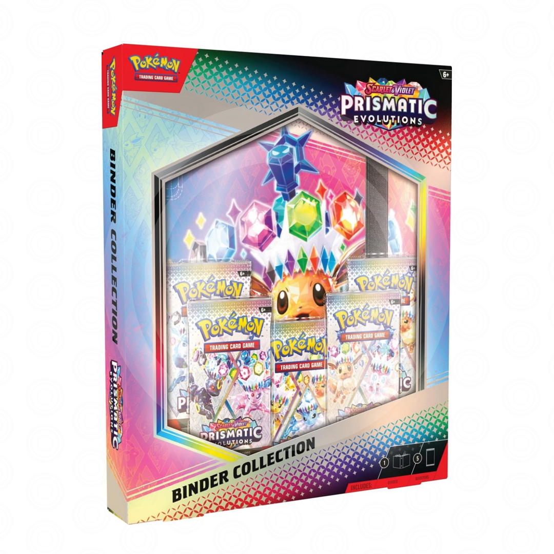 Paquete Binder + Poster Prismatic Evolutions-Kantocards