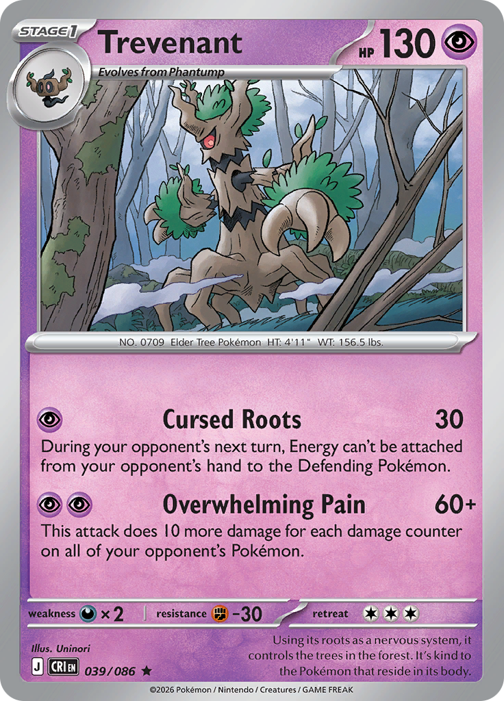 Trevenant - 039/086 (holo)