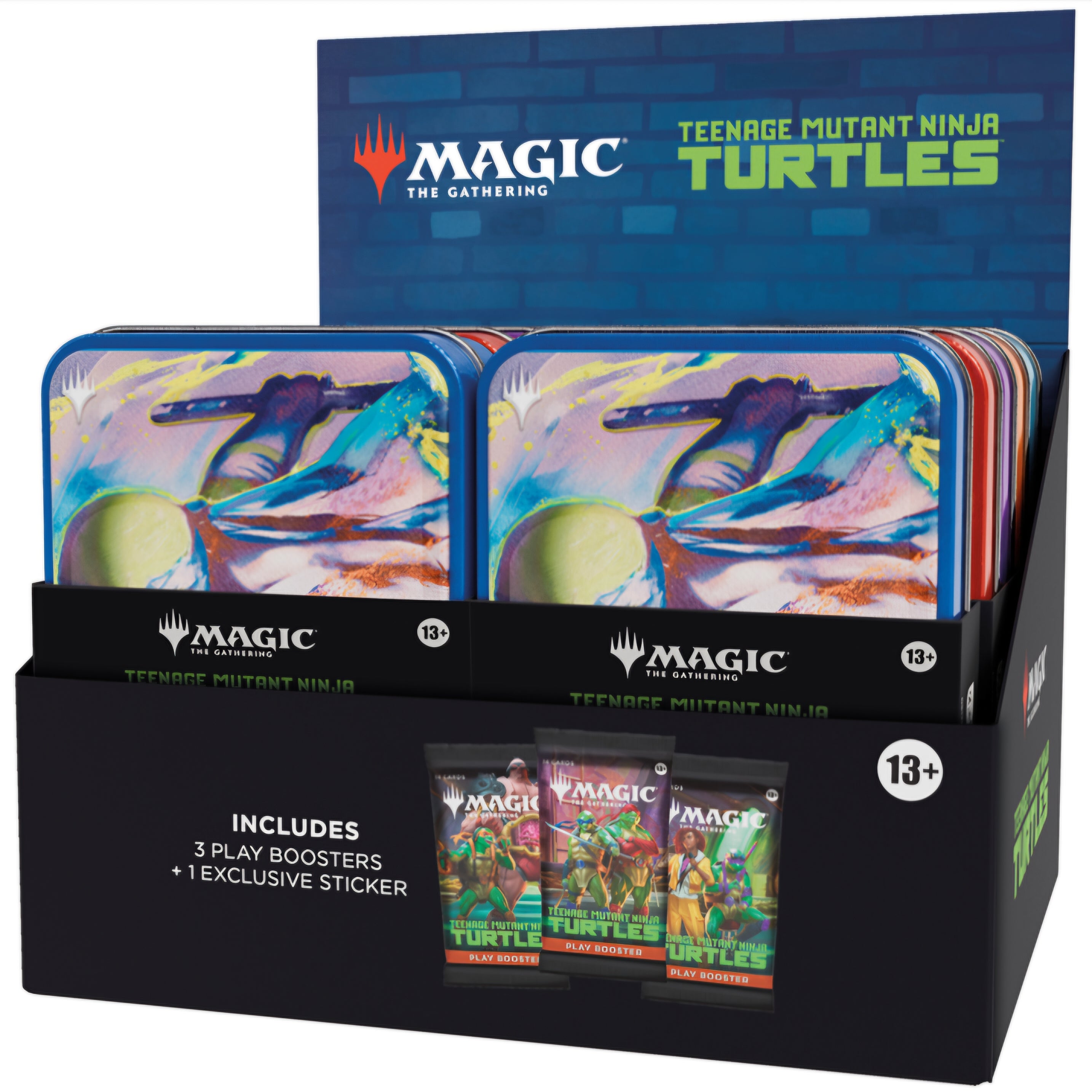 MTG: Teenage Mutant Ninja Turtles Tin Display - (PREVENTA)