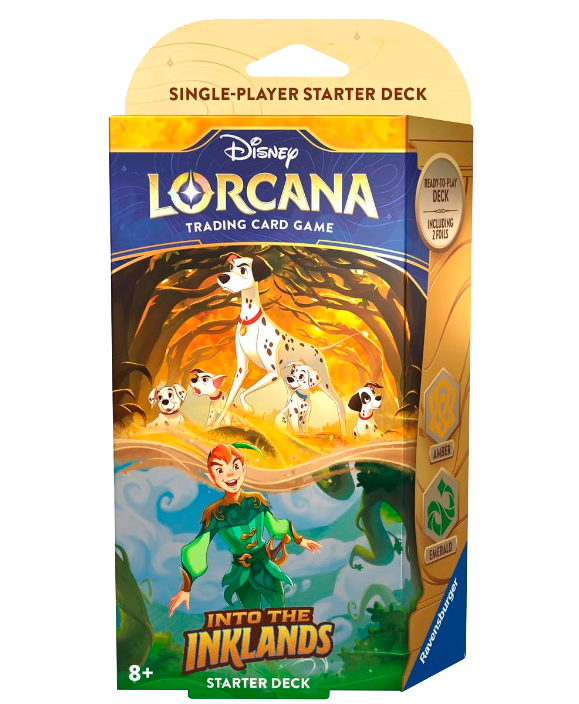 Deck Disney Lorcana Into The Inklands (Amber & Emerald)-Kantocards