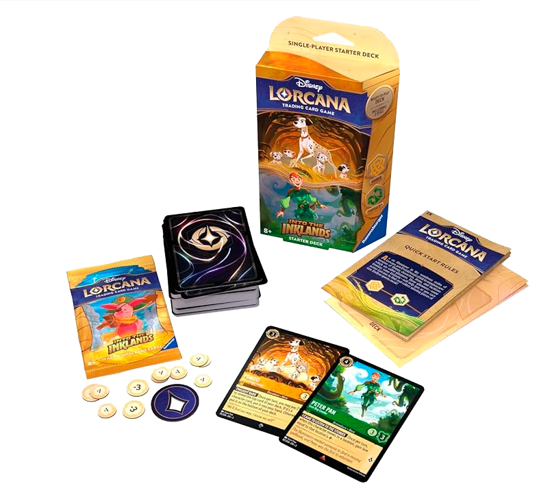 Deck Disney Lorcana Into The Inklands (Amber & Emerald)-Kantocards