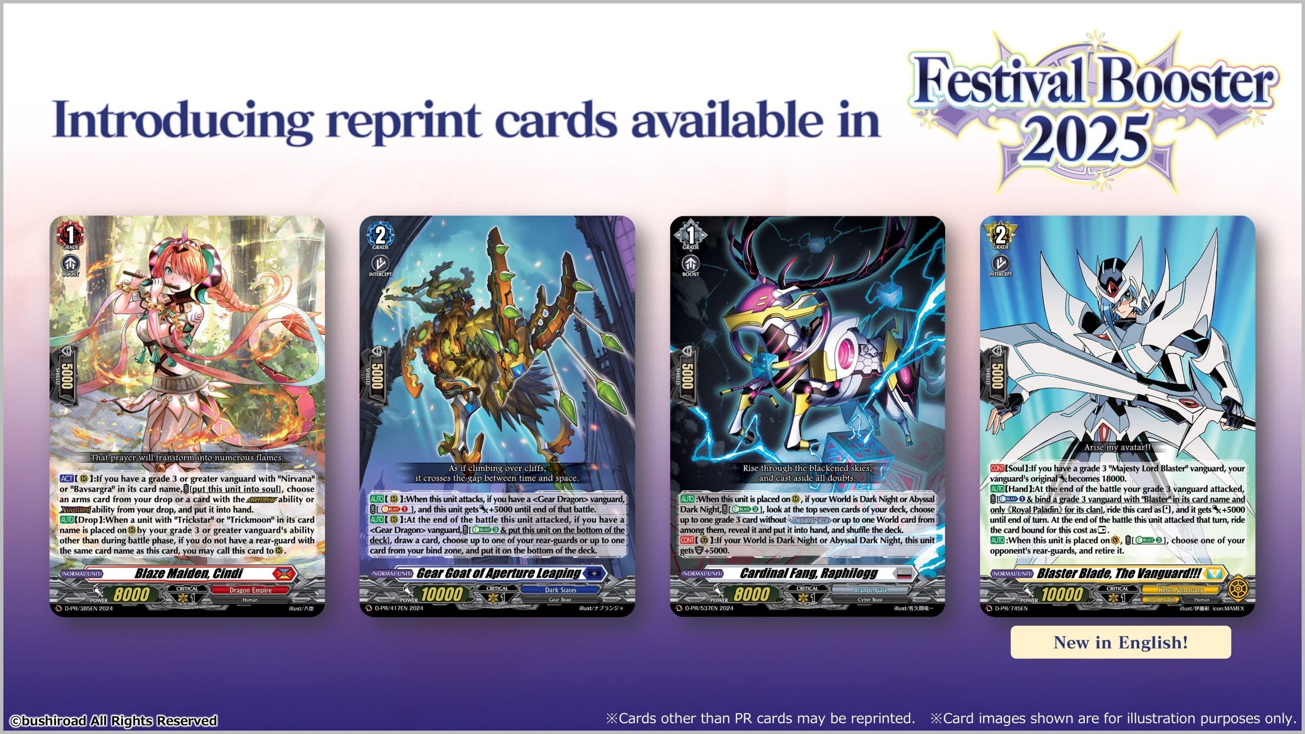 Cardfight Vanguard: Festival Booster 2025-Kantocards