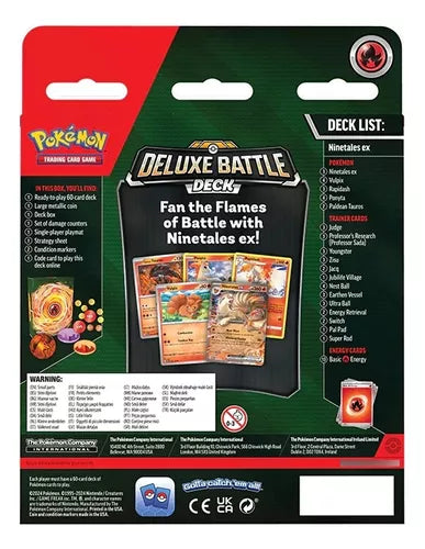Ninetales ex Deluxe Battle Deck-Kantocards