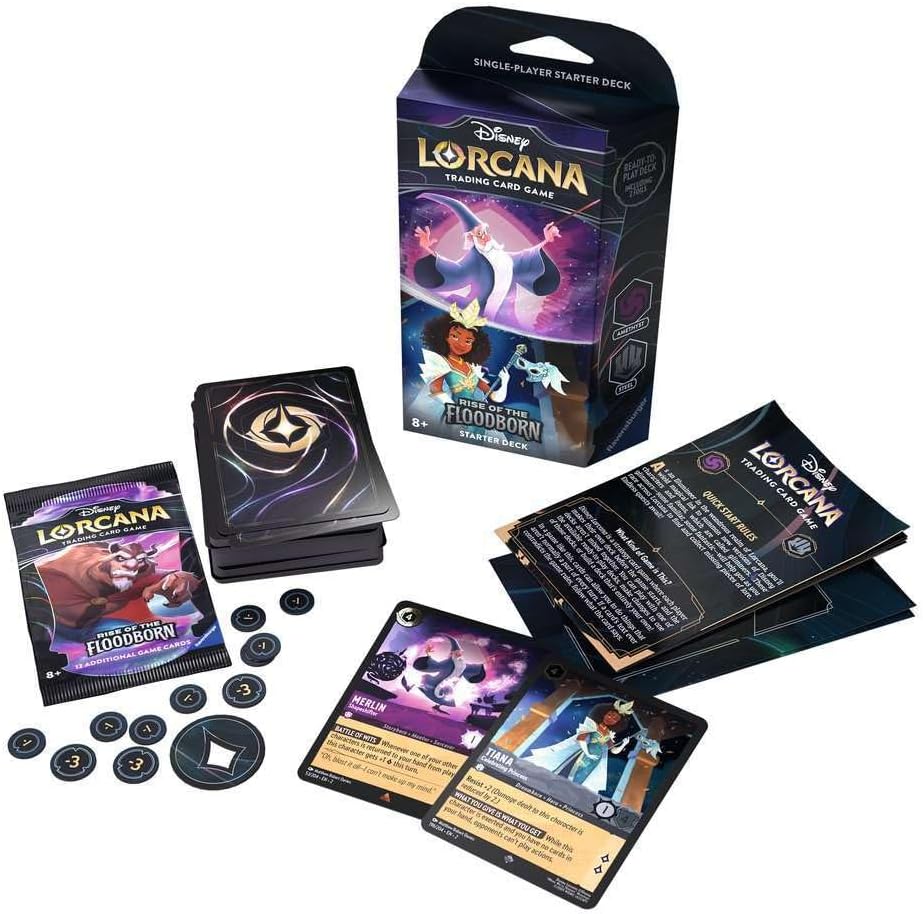 Deck Disney Lorcana Rise of the Floodborn (Amethyst & Steel)-Kantocards