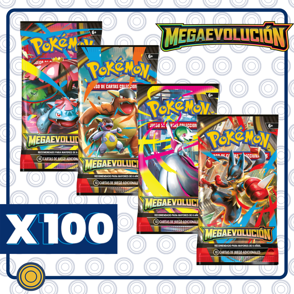 MAYOREO Mega Evolution (ESPAÑOL) 100 Booster Packs