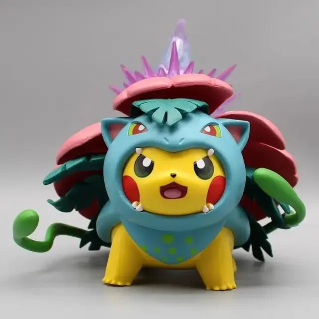 Figura de Pikachu poncho (Venusaur)-Kantocards