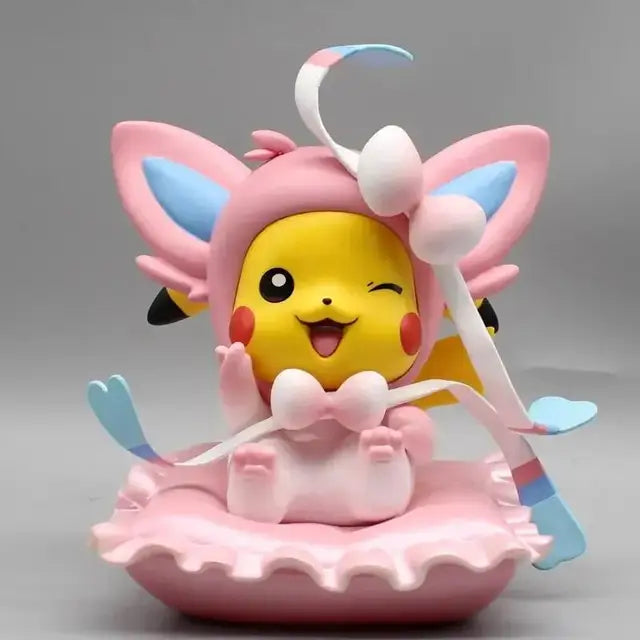 Figura de Pikachu poncho (Sylveon)-Kantocards