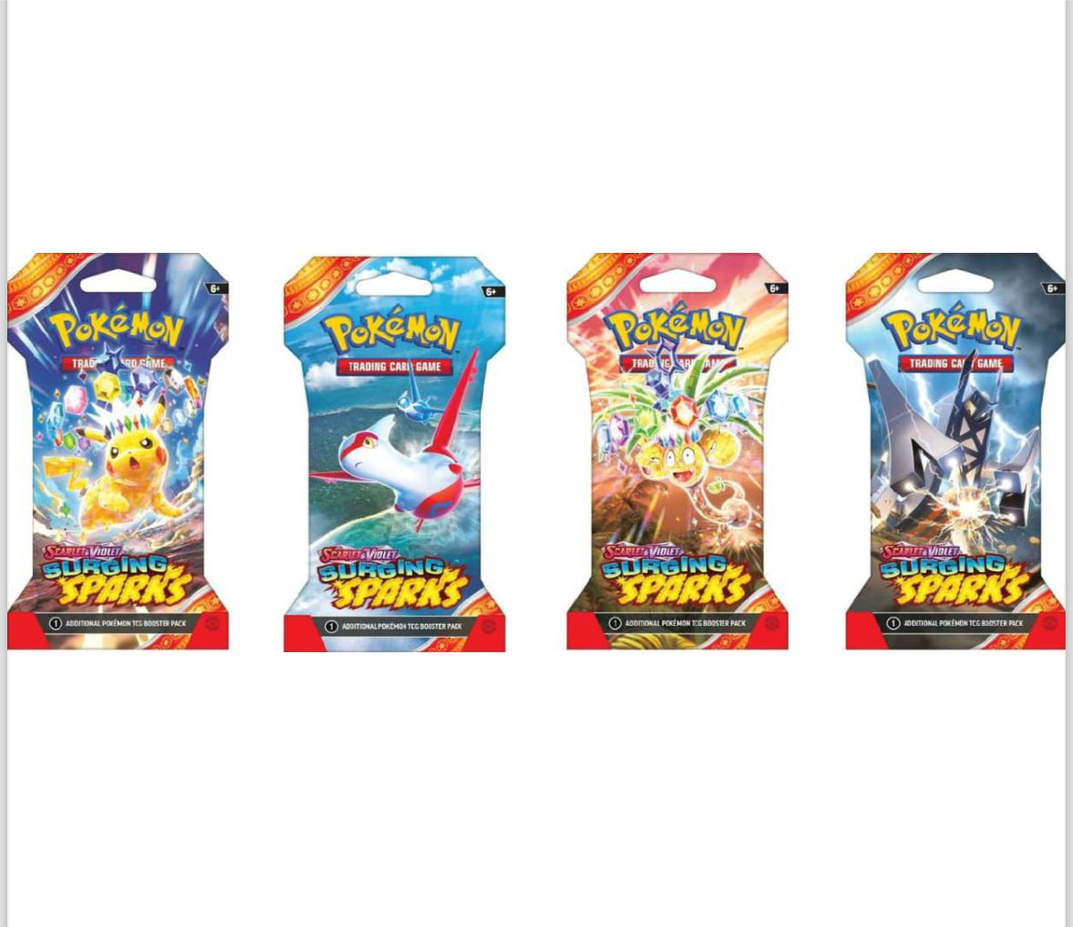 Sleeved Booster Surging Sparks-Kantocards