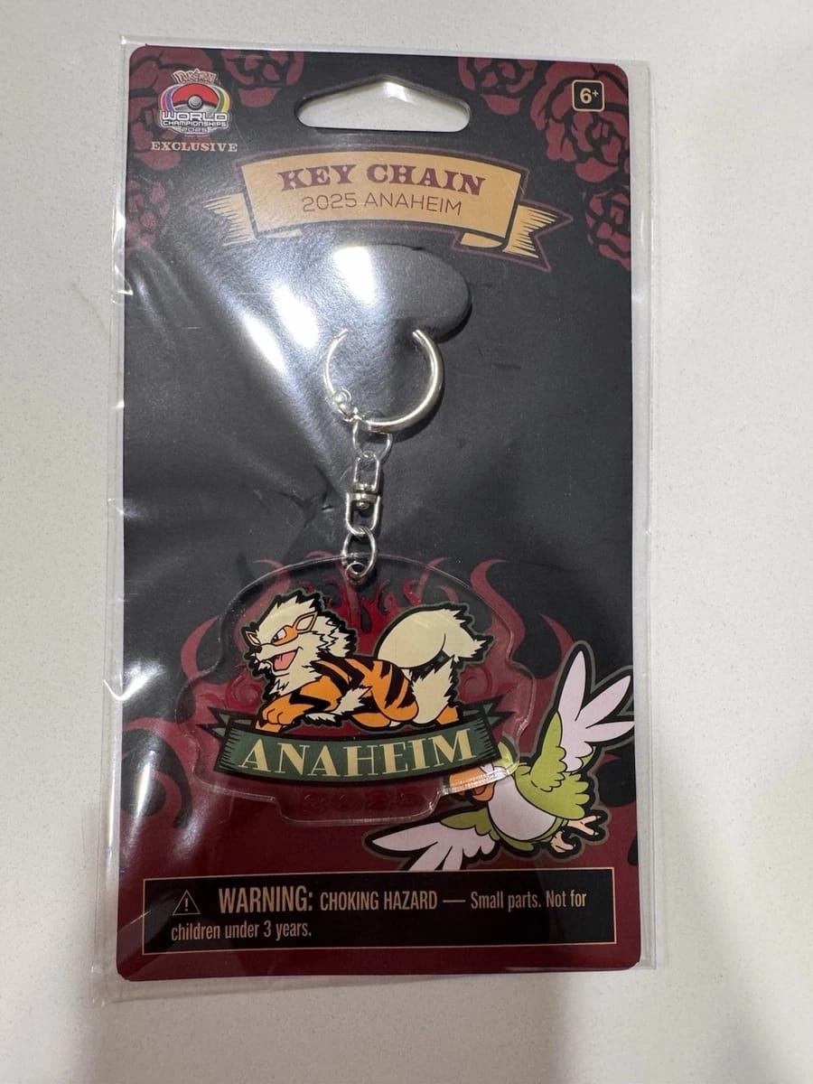 Llavero Exclusive World Championship 2025 - Rockabilly Arcanine