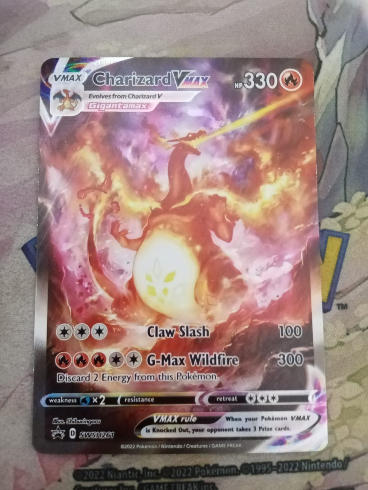 Charizard VMAX SWSH261 (INGLES) ver condicion-Kantocards