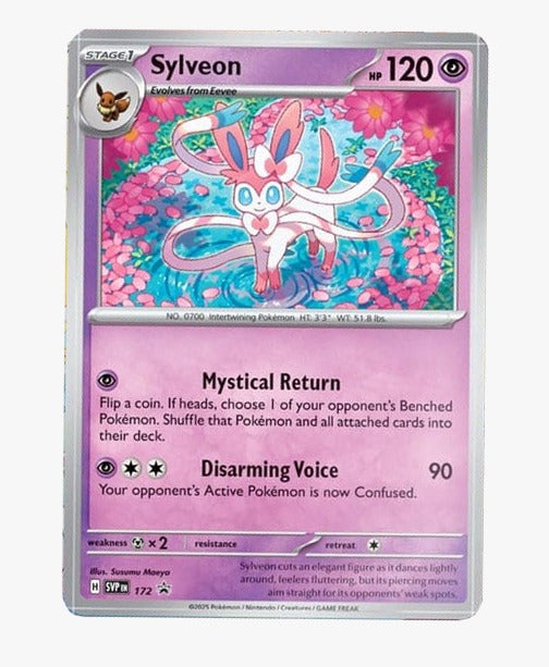 Sylveon SVP 172 - Prismatic Evolutions-Kantocards