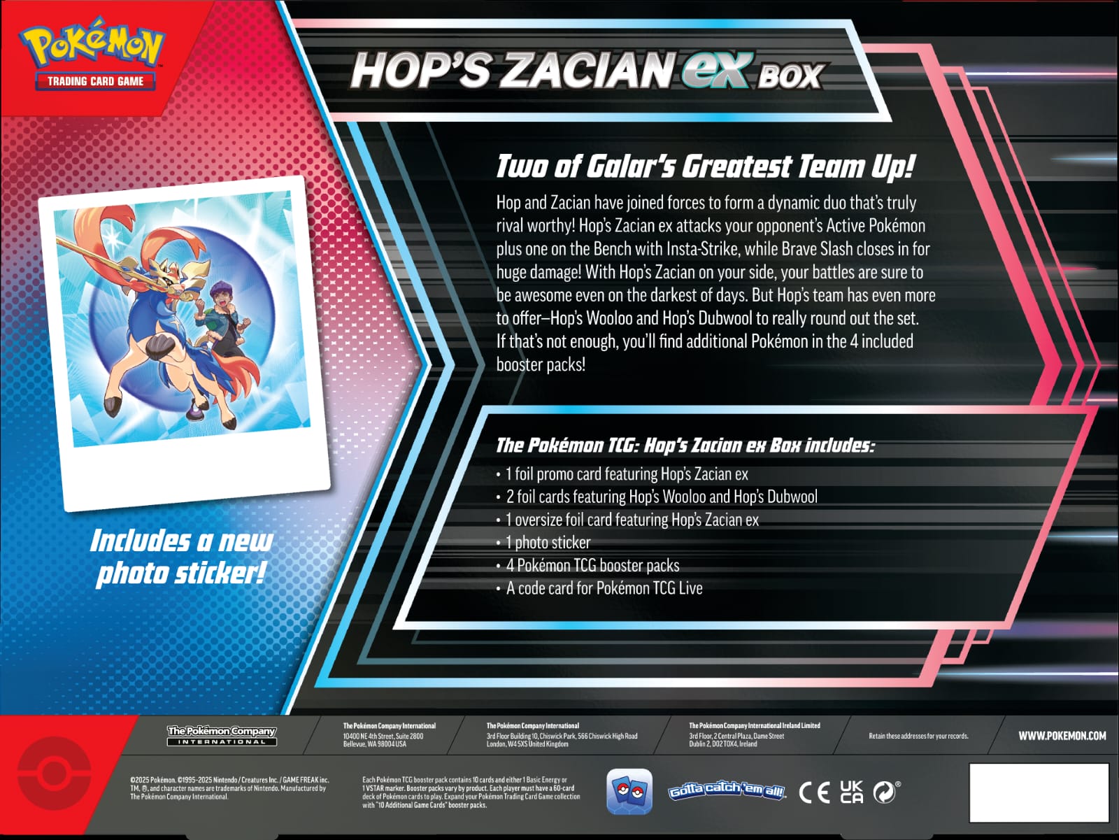 Hop’s Zacian Info