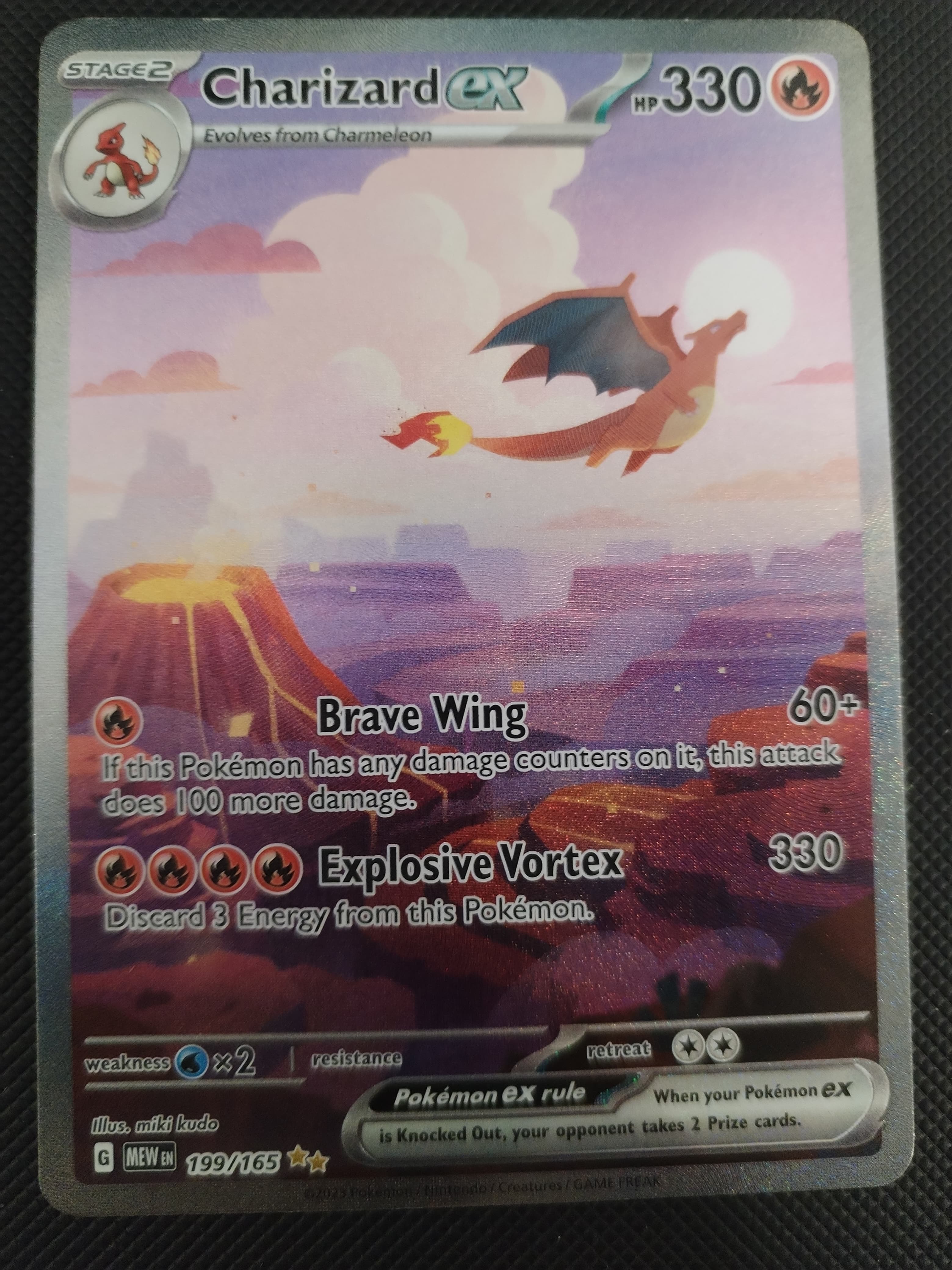 Charizard ex - 199/165 - Special Illustration Rare (Lightly Played)-Kantocards