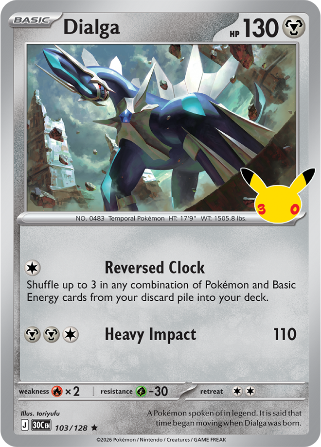 Dialga 103/128 - Rare Holo