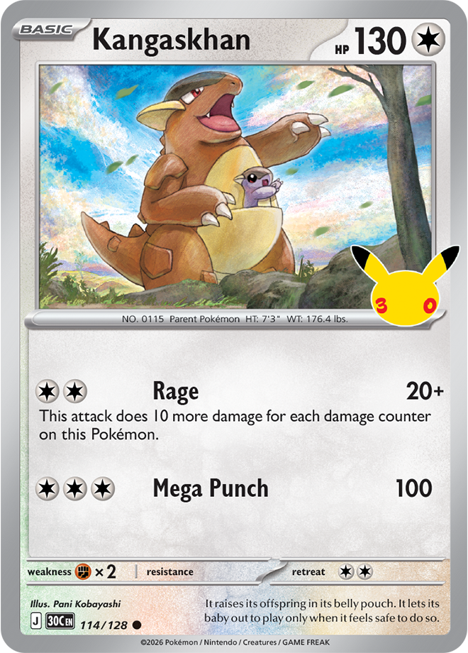 Kangaskhan 114/128 - Rare Holo