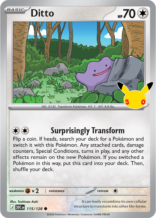Ditto 115/128 - Rare Holo