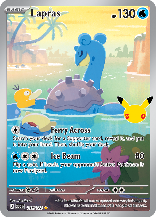 Lapras 131/128 - Illustration Rare