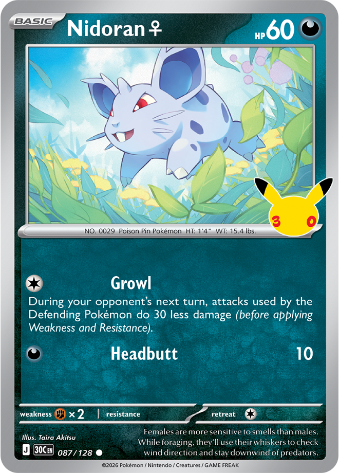 Nidoran ♀ 087/128 - Rare Holo