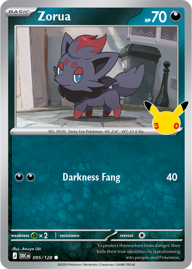 Zorua 095/128 - Rare Holo