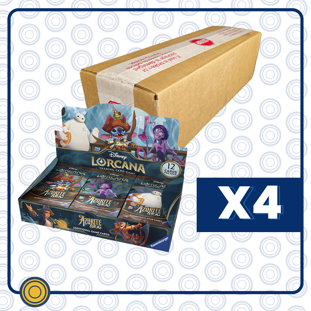 azurite sea booster box case Disney Lorcana TCG: Azurite Sea