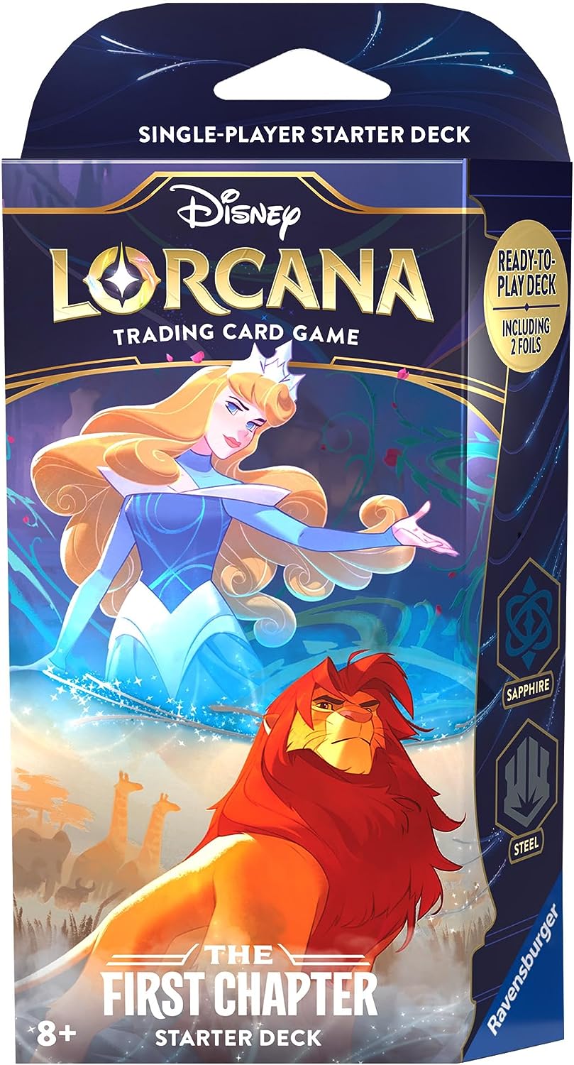 Deck Disney Lorcana First Chapter (Sapphire & Steel)-Kantocards