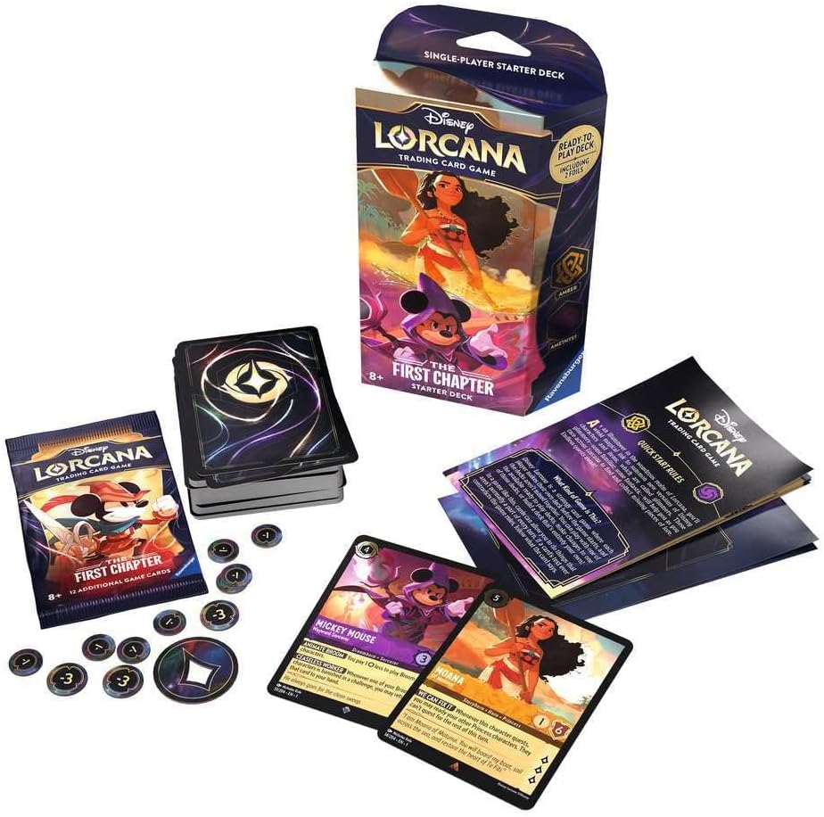 Deck Disney Lorcana First Chapter (Amber & Amethyst)-Kantocards