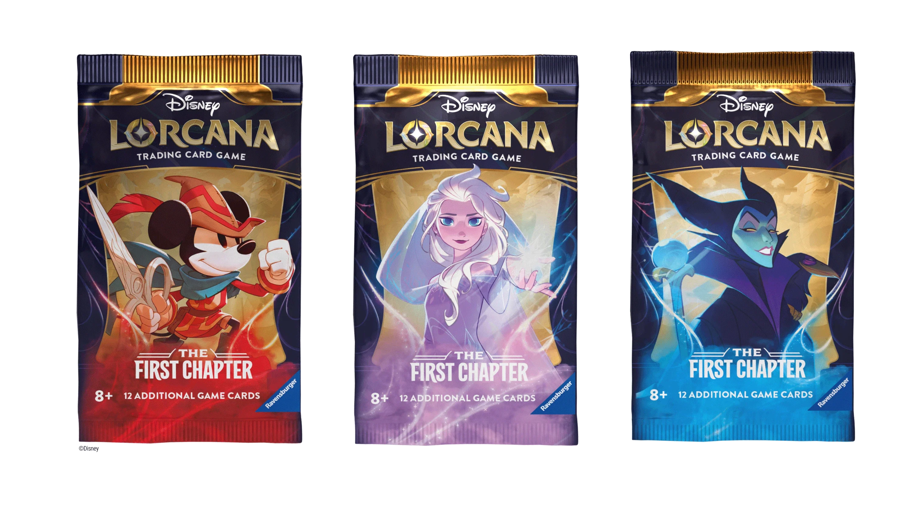 1 Booster Pack - Disney Lorcana Set 1 "First Chapter" Kantocards 1 Booster Pack - Disney Lorcana Set 1 "First Chapter" Kantocards
