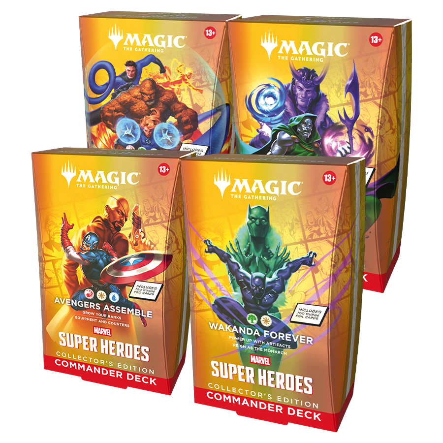 MTG: Marvel Super Heroes - Commander Decks - Collector's Edition (Set de 4) (PREVENTA)