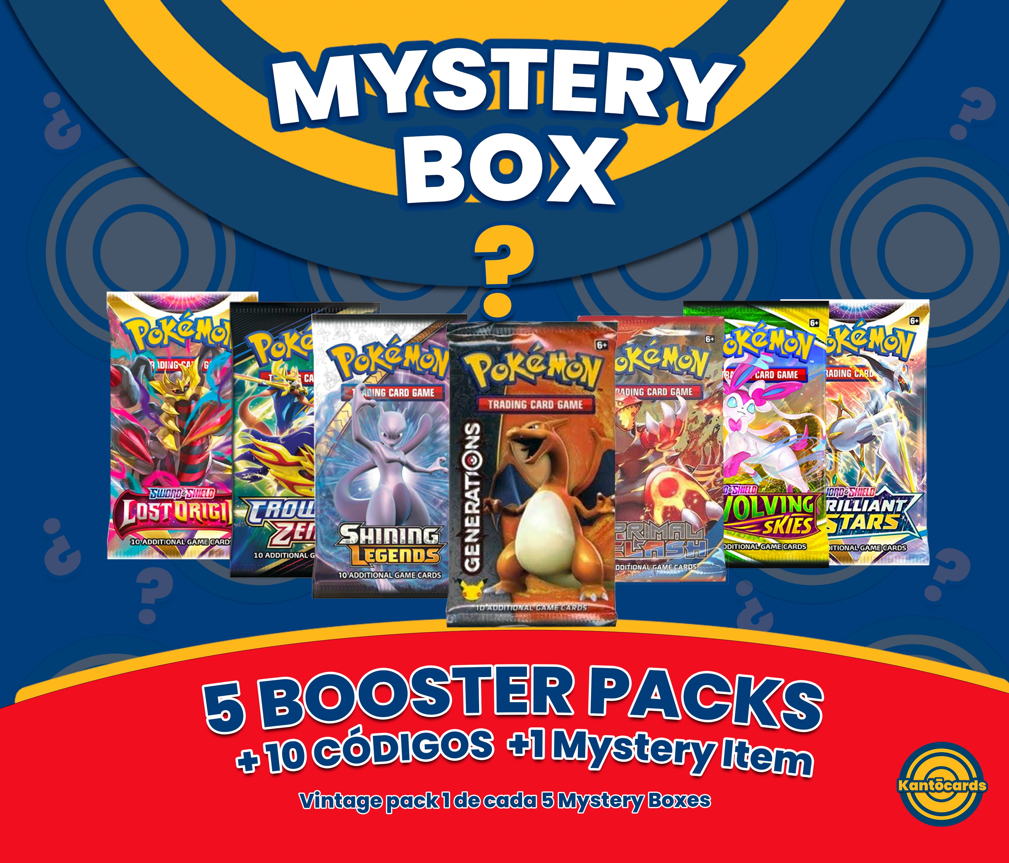 Mystery Box - Booster Packs - Español-Kantocards