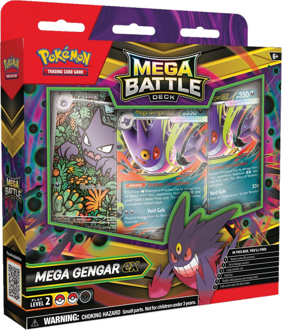 Mega Battle Deck - Mega Gengar ex ESPAÑOL