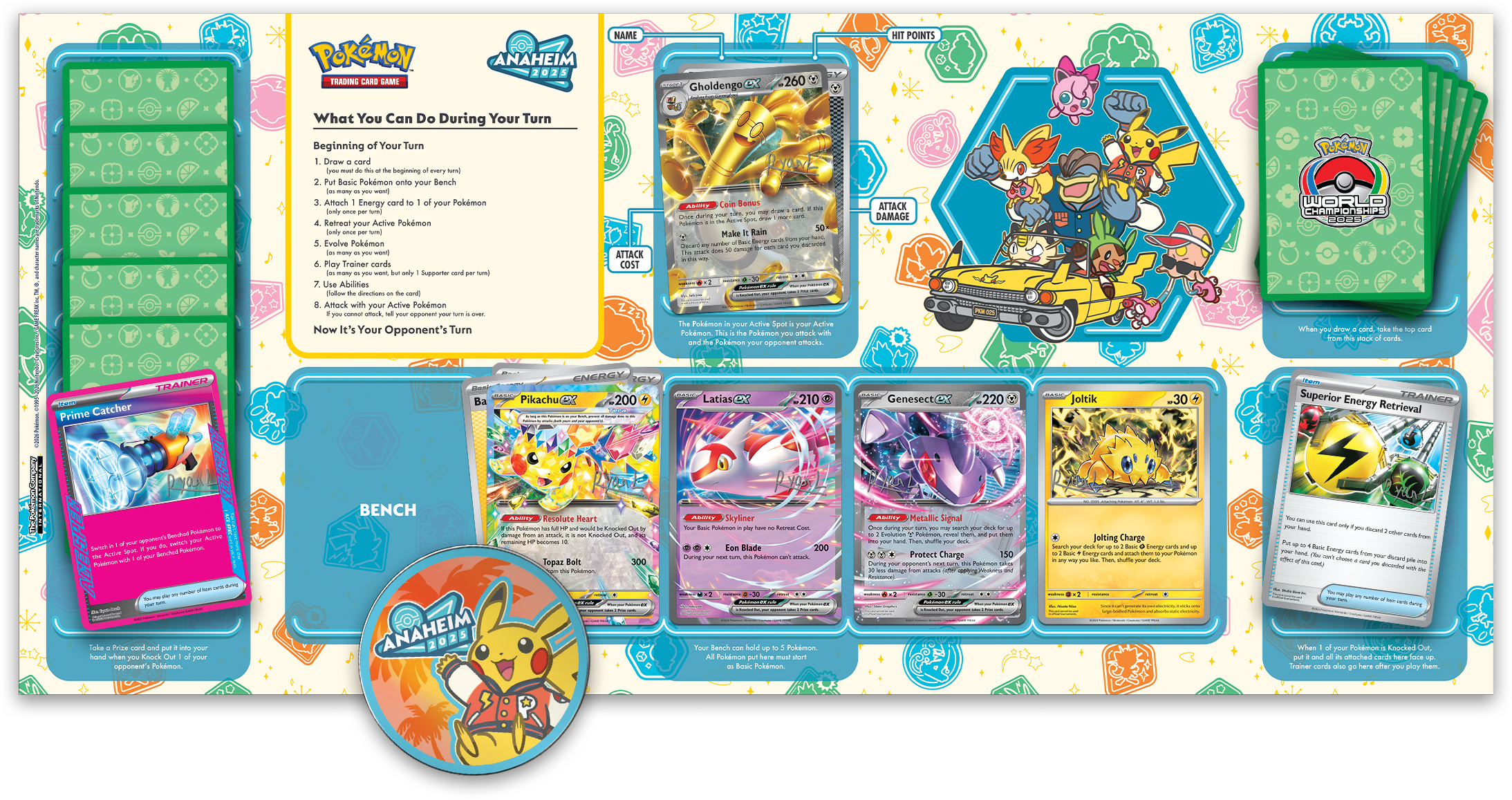 Pokémon World Championships Decks 2025 Anaheim DISPLAY