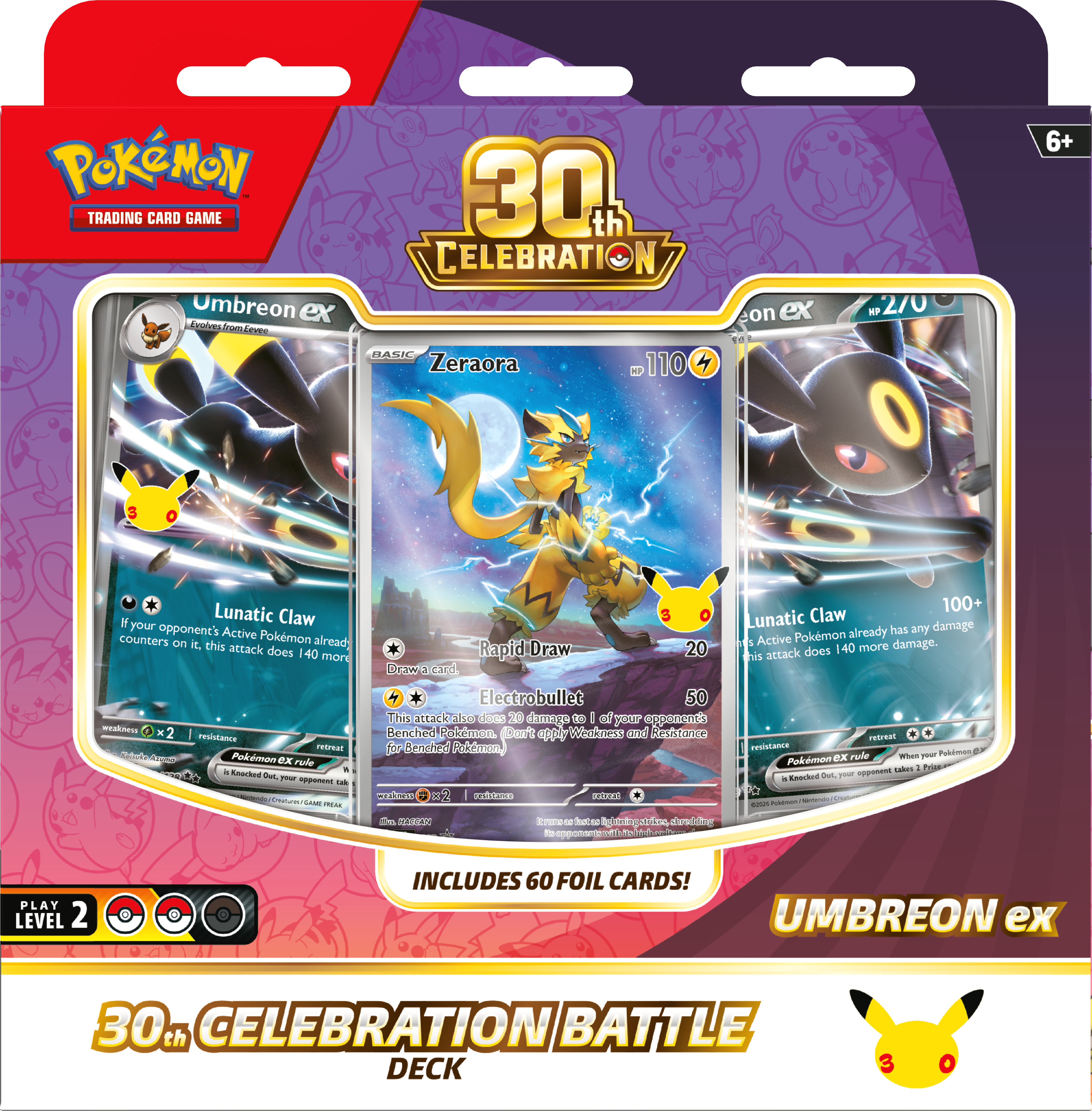 30th Celebration - Battle Decks - Espeon ex & Umbreon ex (PREVENTA PRÓXIMAMENTE)