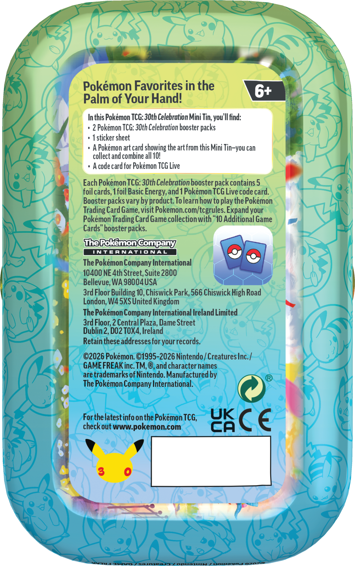 30th Celebration - Mini Tin Day Set (PREVENTA PRÓXIMAMENTE)