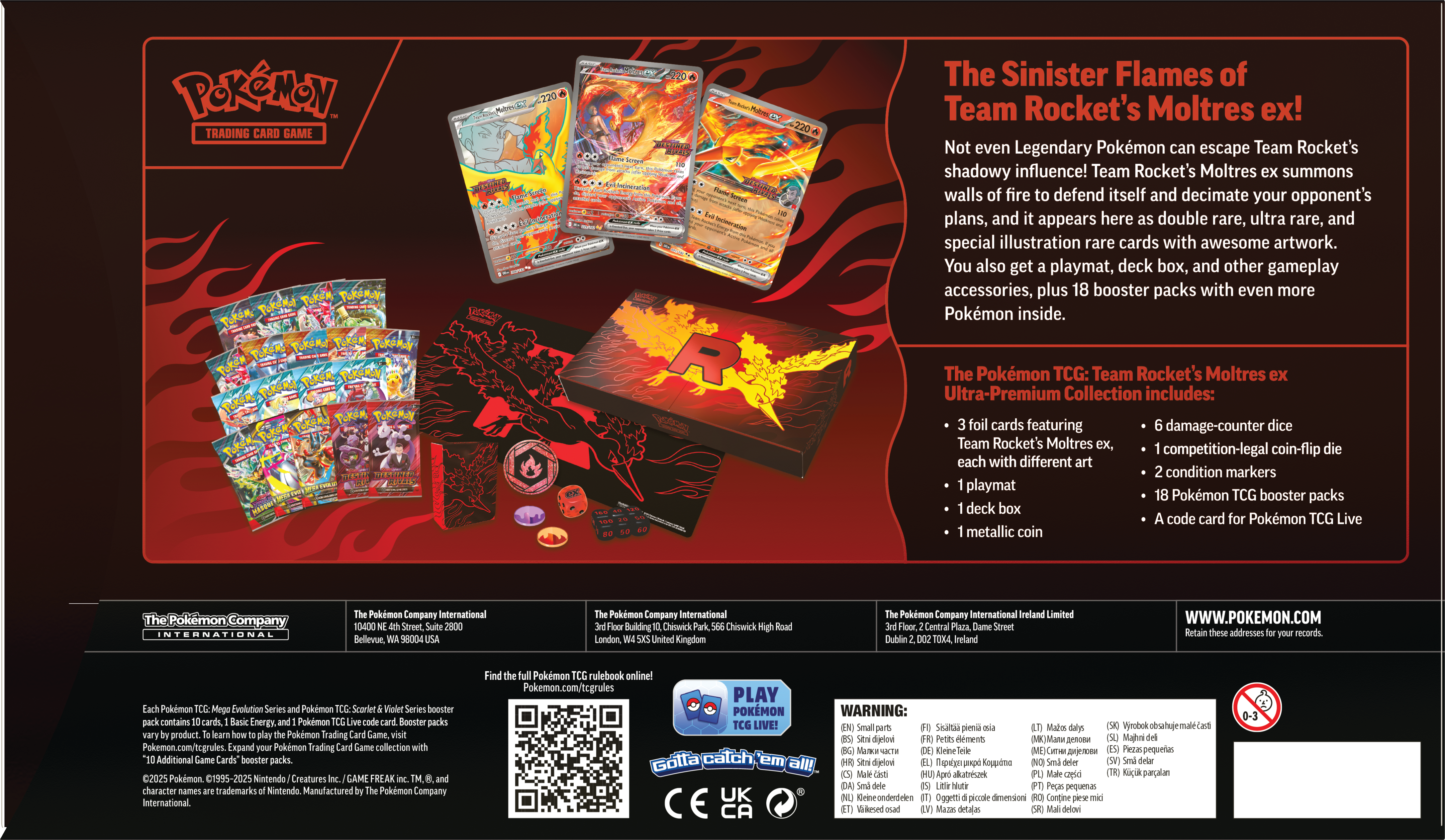 Team Rocket's Moltres ex Ultra-Premium Collection