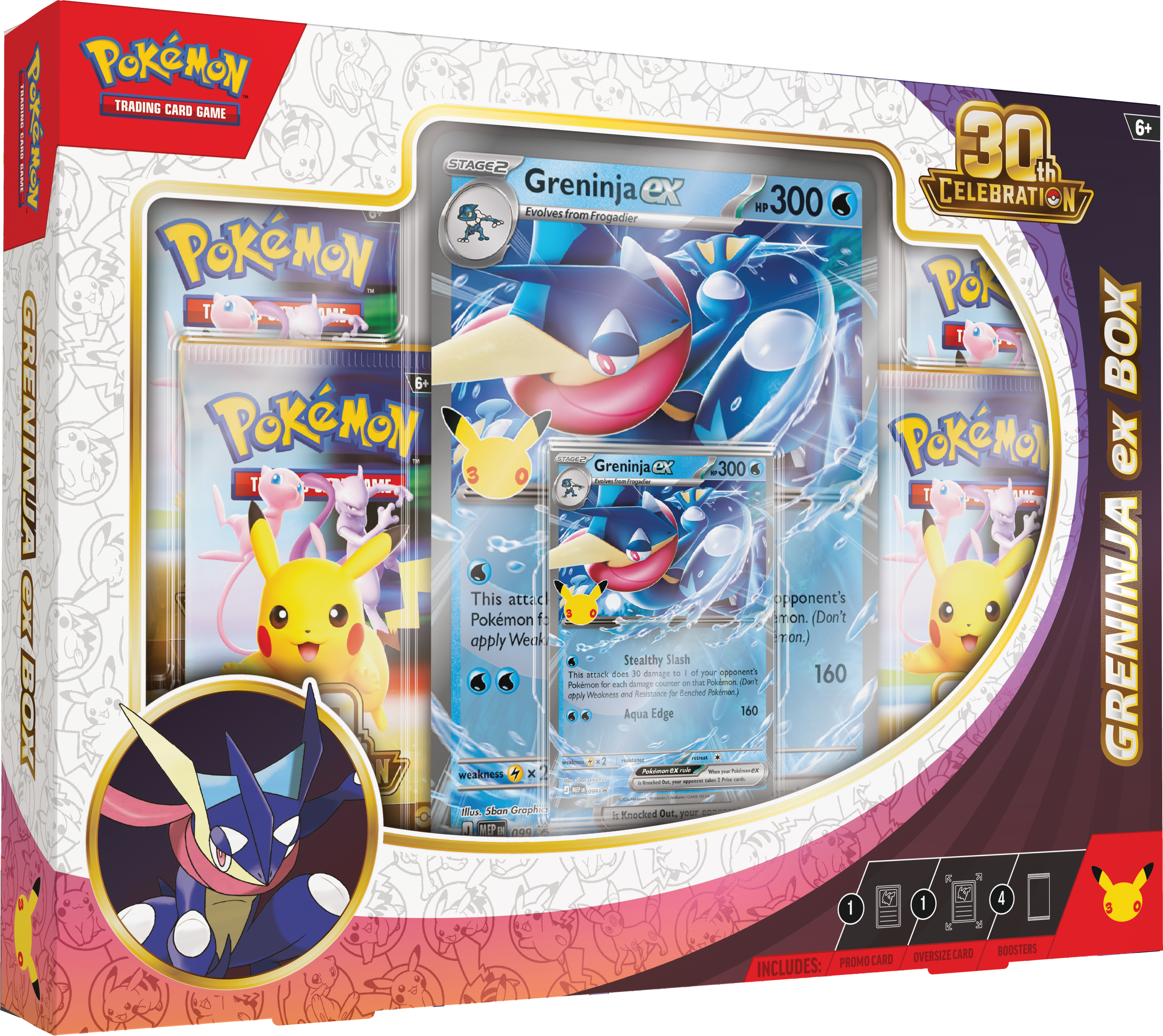 30th Celebration - Sylveon ex Box & Greninja ex Box (PREVENTA PRÓXIMAMENTE)