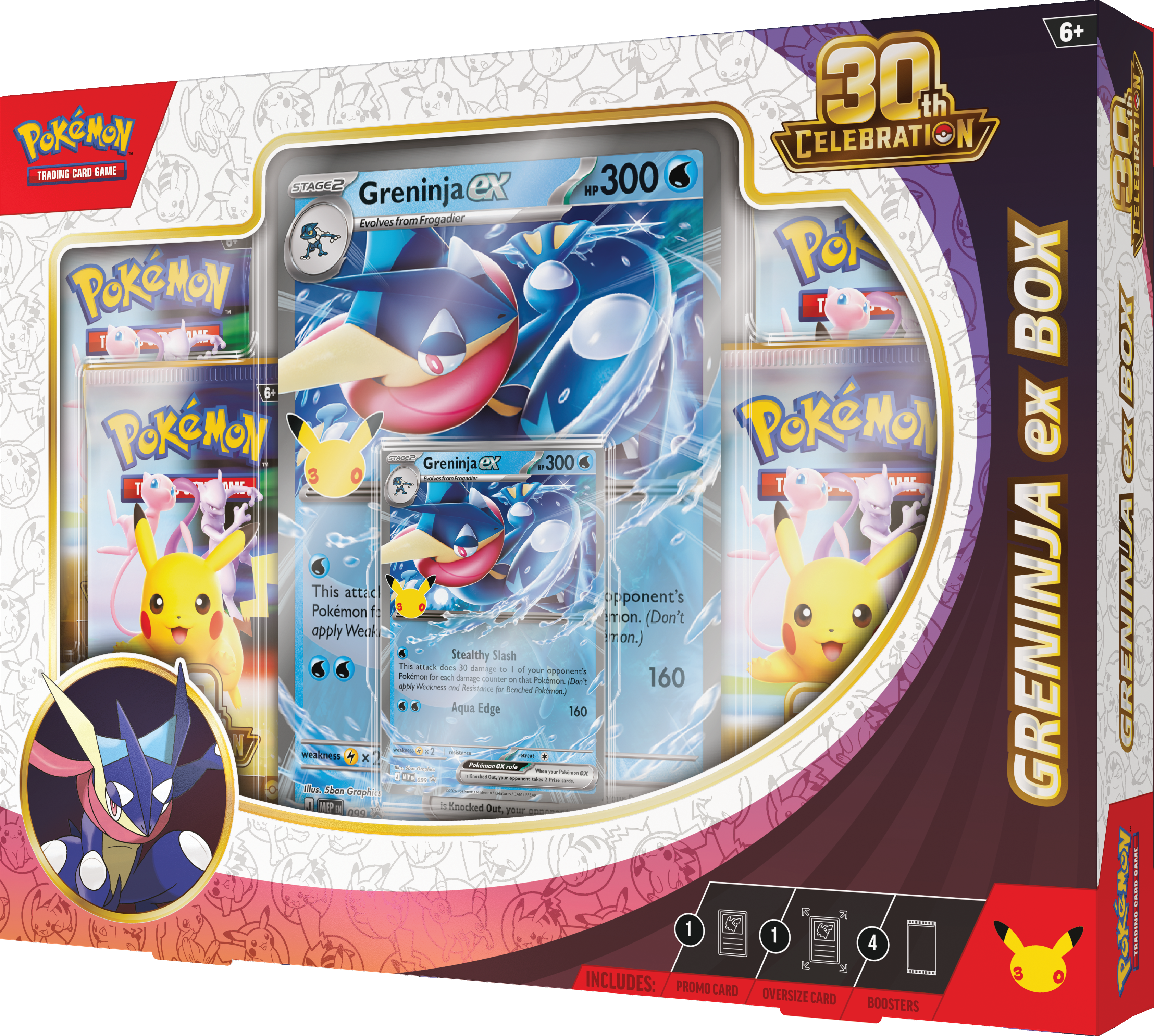 30th Celebration - Sylveon ex Box & Greninja ex Box (PREVENTA PRÓXIMAMENTE)