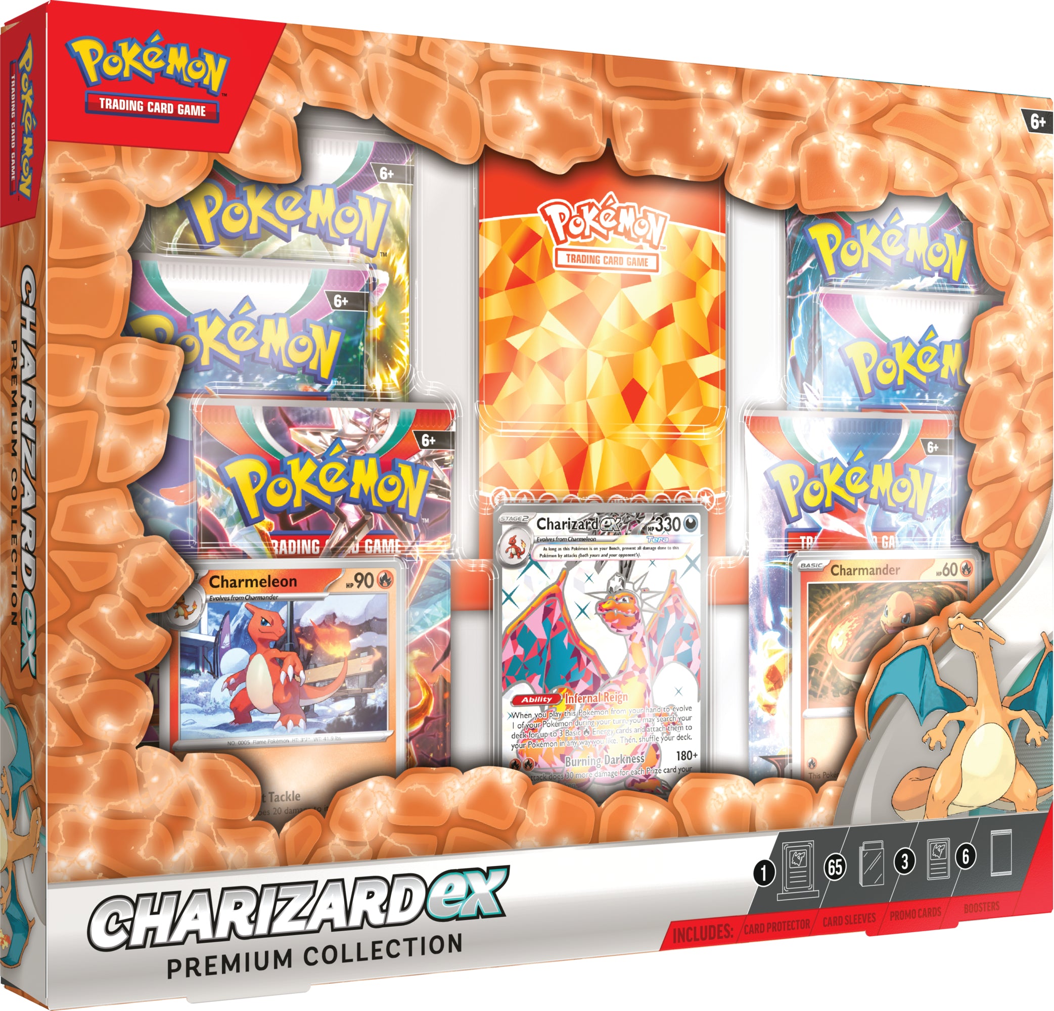 Pokemon TCG: Charizard EX Premium Collection - Ingles-Kantocards