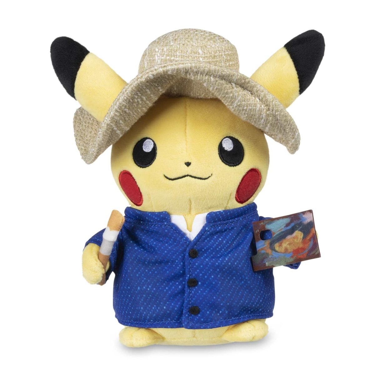 Peluche Pikachu Vangogh - Pokemon Center-Kantocards