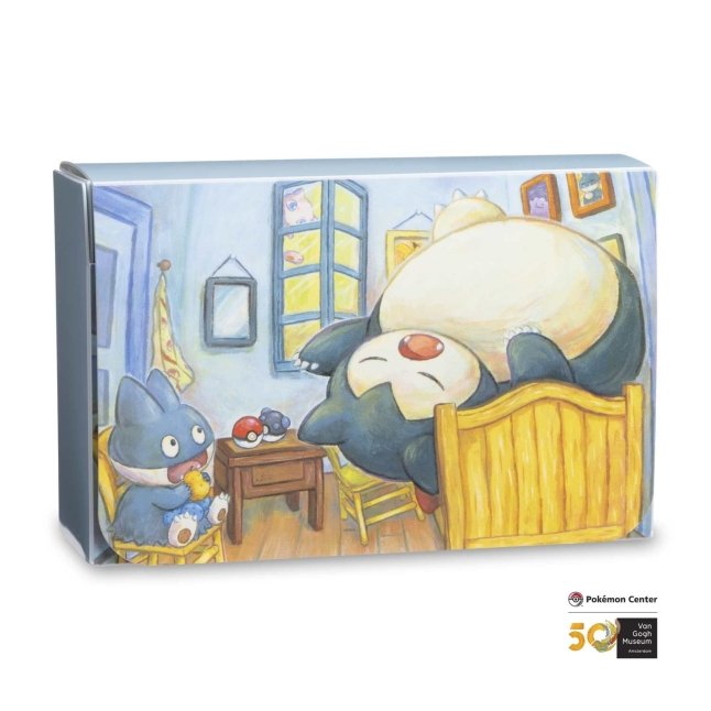 Pokemon Center × Van Gogh Museum Munchlax Snorlax Bedroom Double Deck Box-Kantocards