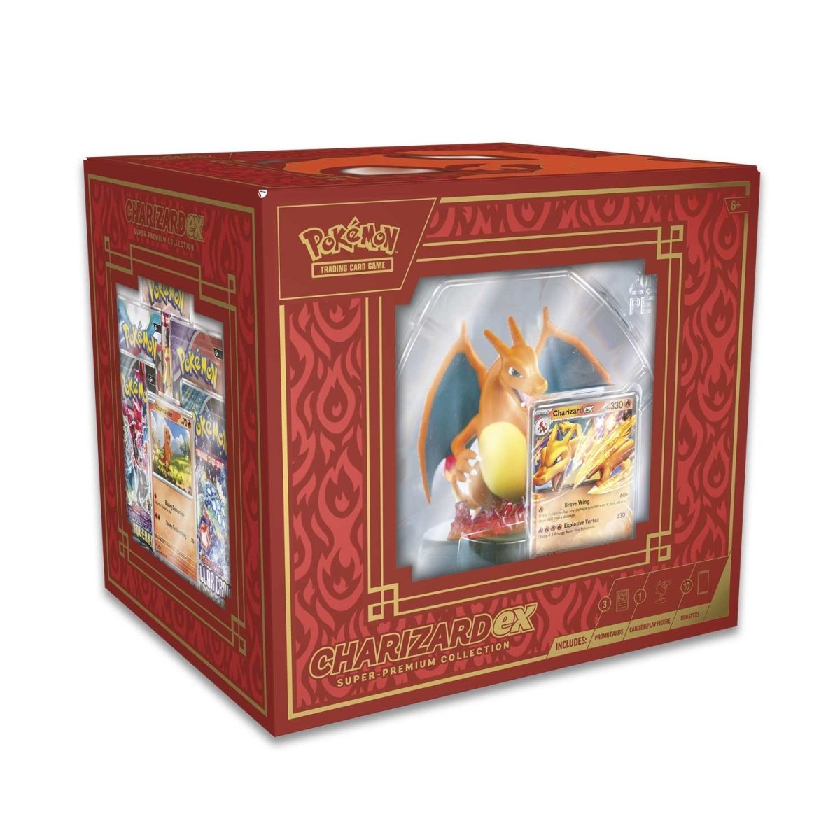 Pokémon TCG: Charizard ex Super-Premium Collection - Daño en caja-Kantocards