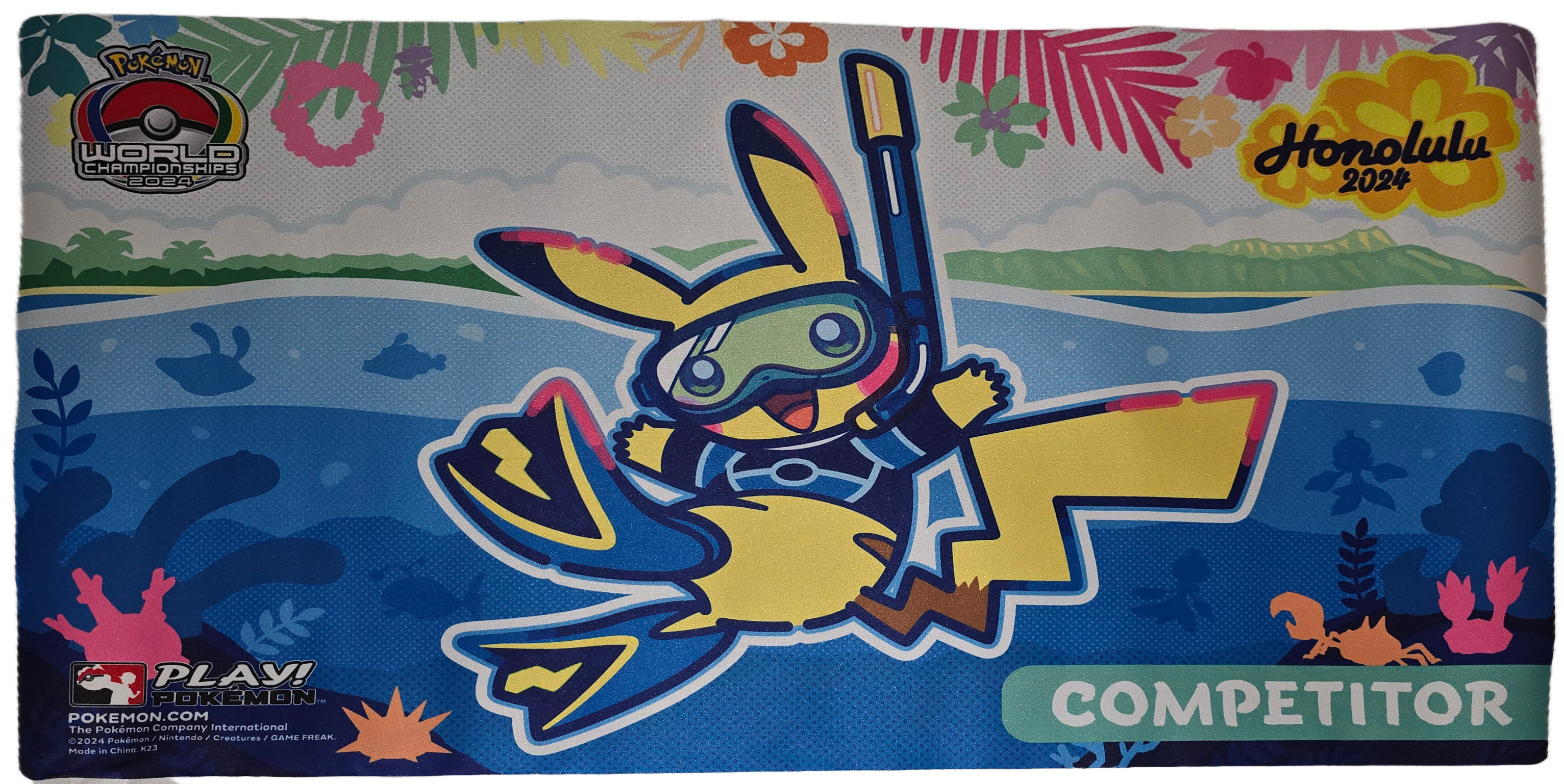 Playmat Pikachu Snorkel Honolulú 2024