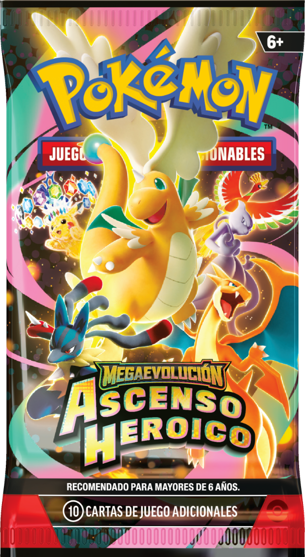 PAQUETE MAYOREO - ASCENDED HEROES (ESPAÑOL) 100 Booster Packs