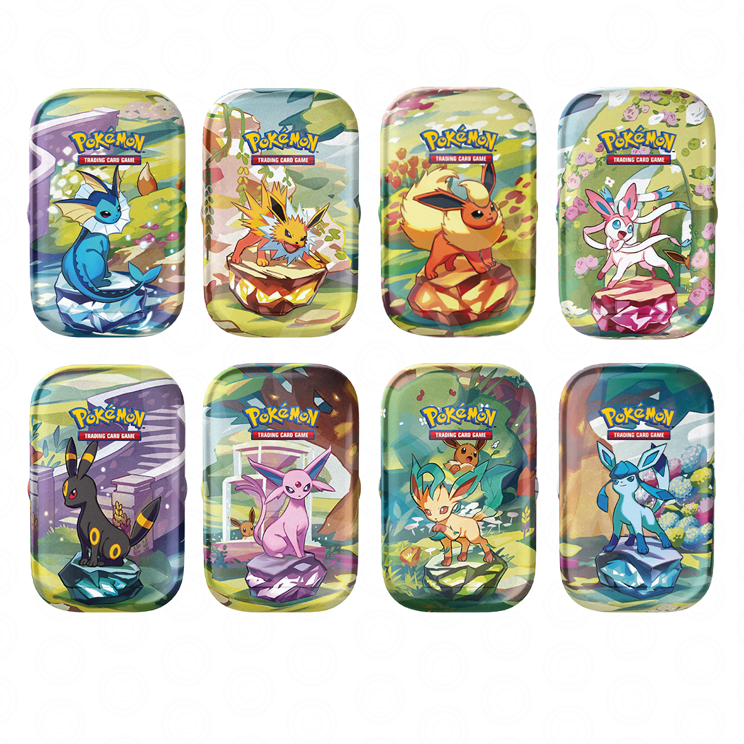 Prismatic Evolutions - Mini Tins Display (ESPAÑOL)-Kantocards