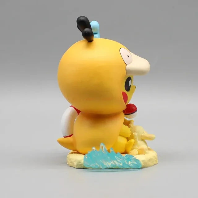 Figura de Pikachu poncho (Psyduck)